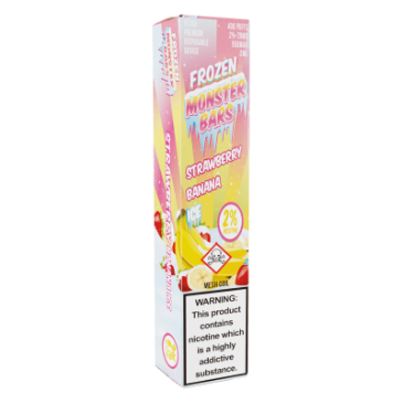 Strawberry Banana Frozen Fruit Monster Bar 