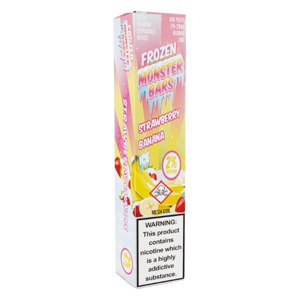 Strawberry Banana Frozen Fruit Monster Bar 