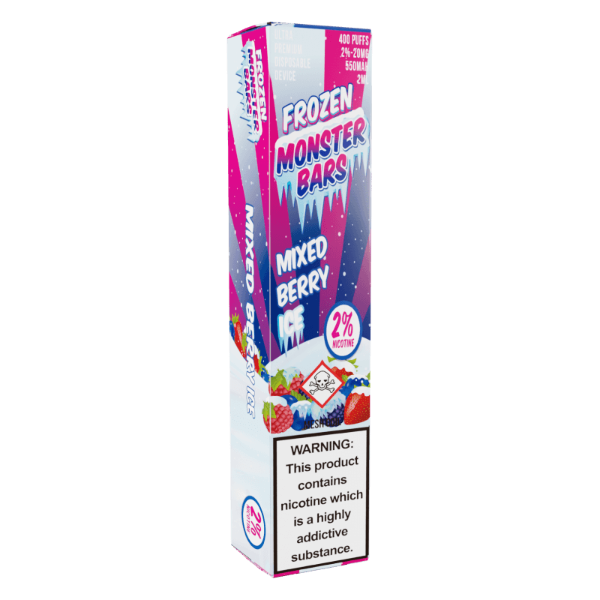 Mixed Berry Ice Frozen Fruit Monster Bar