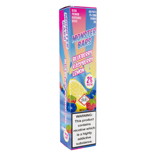 Blueberry Raspberry Lemon Fruit Monster Bar